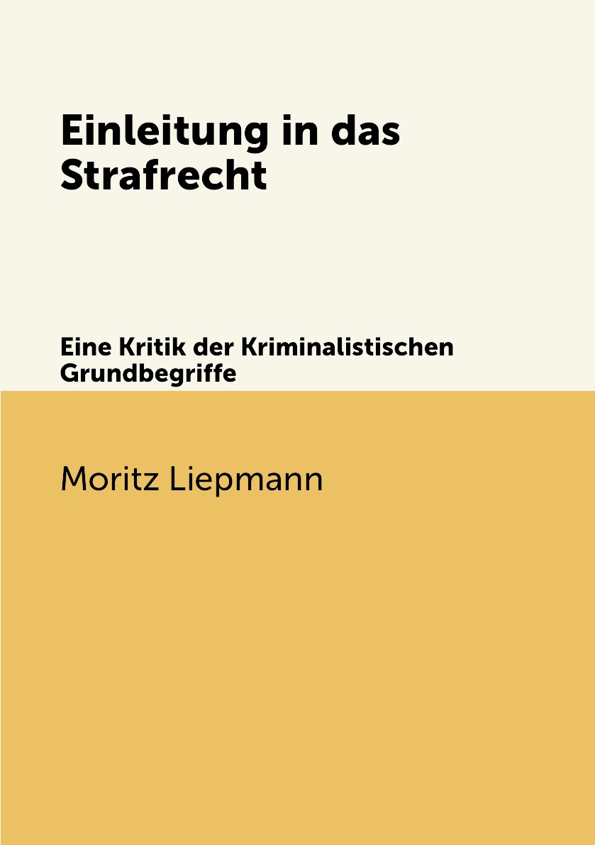 

Einleitung in das Strafrecht