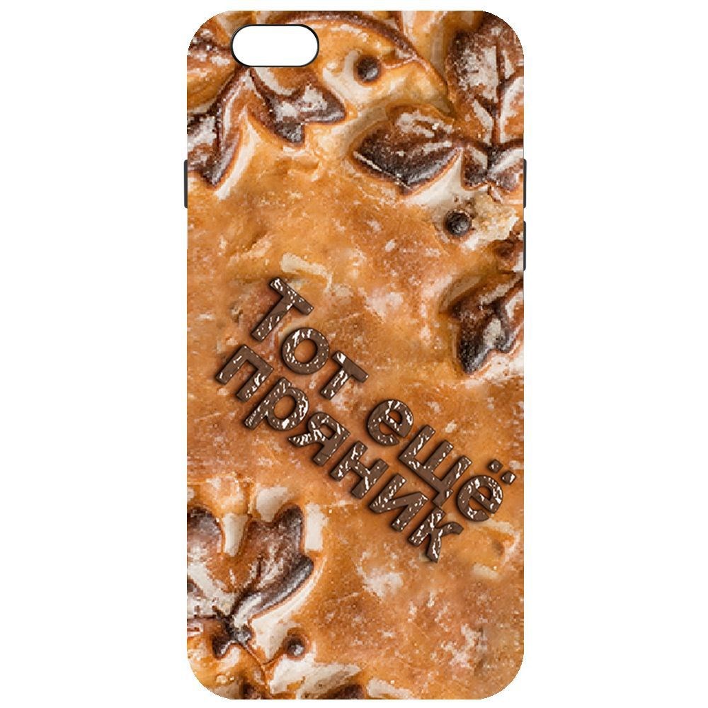 

Чехол-накладка Krutoff Soft Case Пряник для iPhone 6 Plus/6s Plus, Черный