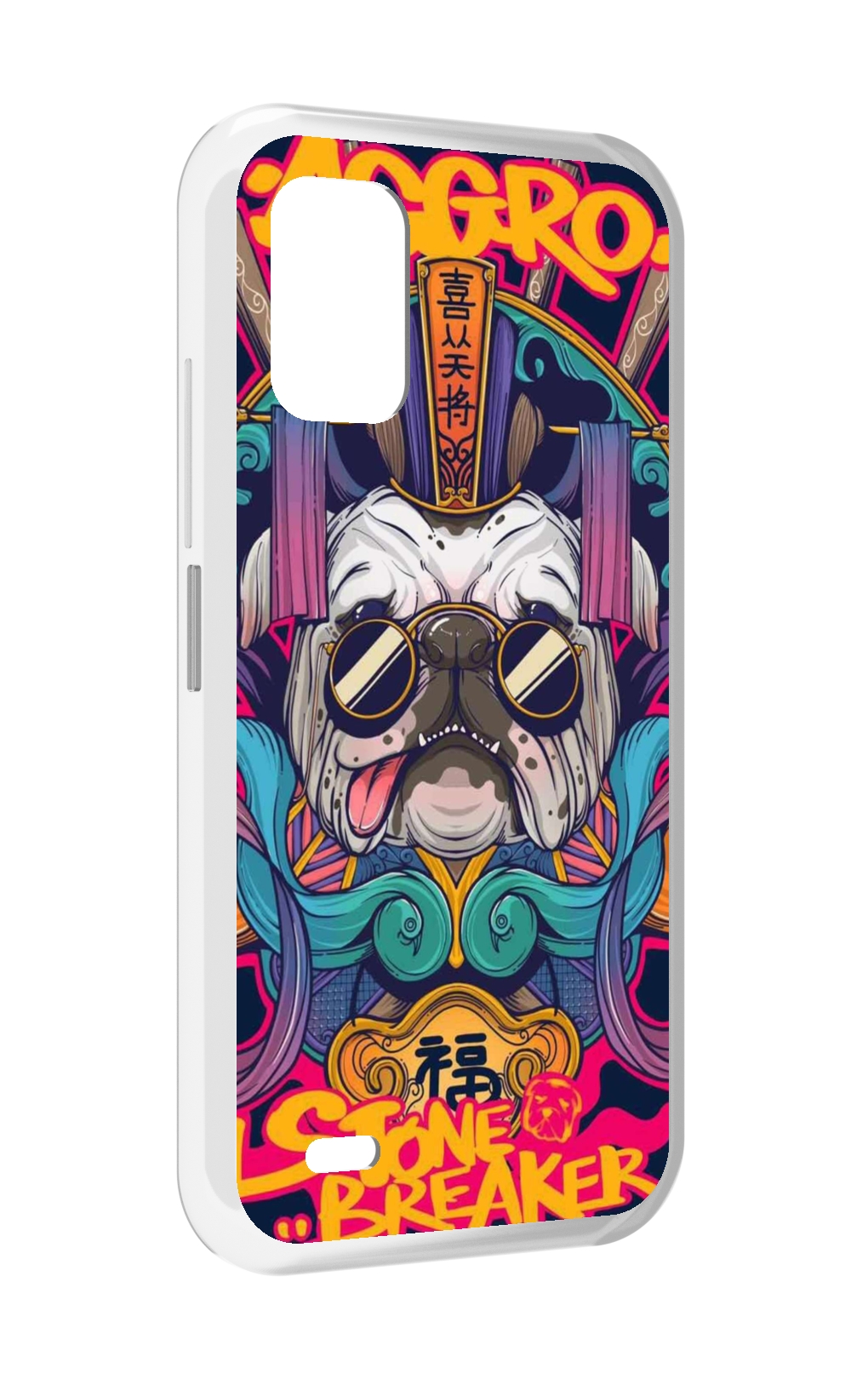 

Чехол MyPads мопс агро яркая для UMIDIGI Bison GT2 / GT2 Pro, Прозрачный, Tocco