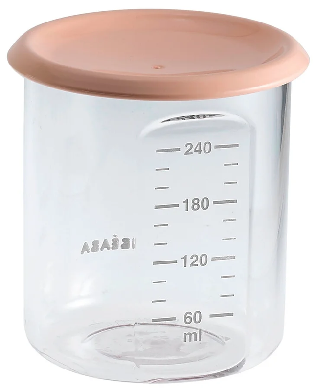 Контейнер для детского питания Beaba MAXI JARS, 240 мл (Розовый)