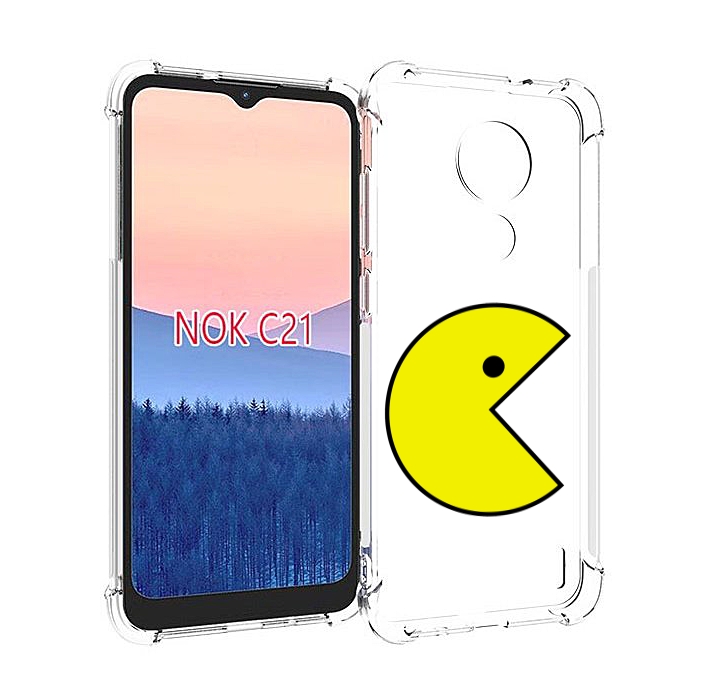 

Чехол MyPads pacman для Nokia C21, Прозрачный, Tocco