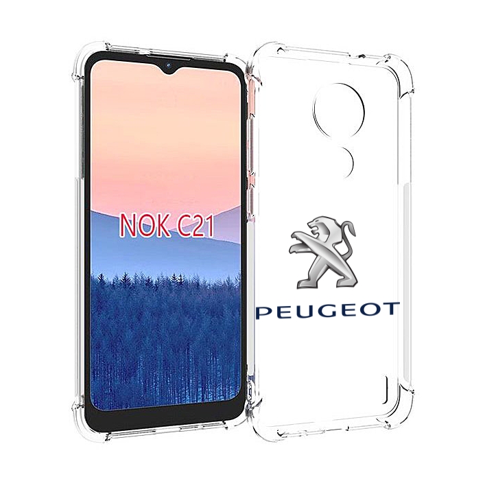 

Чехол MyPads peugeot-3 мужской для Nokia C21, Прозрачный, Tocco