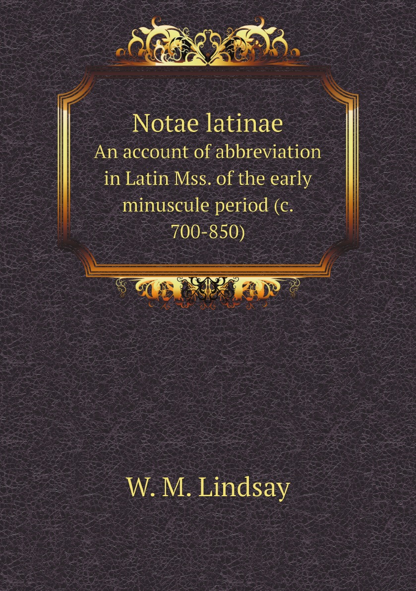 

Notae latinae