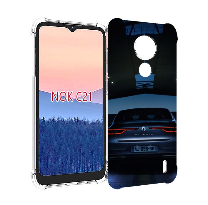 

Чехол MyPads renault 1 для Nokia C21, Прозрачный, Tocco