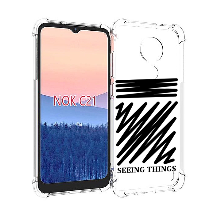 

Чехол MyPads seeing-things для Nokia C21, Прозрачный, Tocco