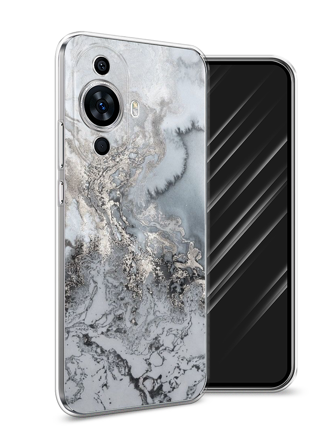 

Чехол Awog на Huawei Nova 11/Nova 12S "Морозная лавина серая", Серый;серебристый, 6124250-1