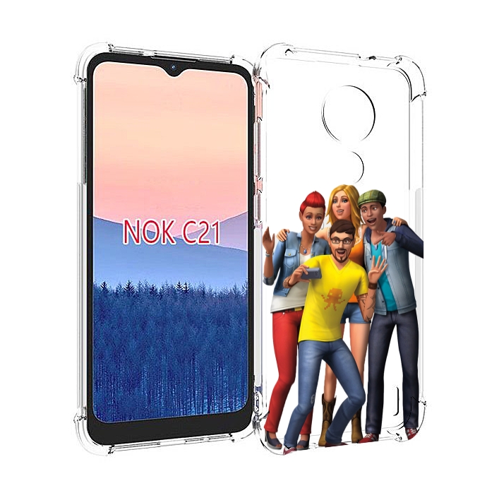 

Чехол MyPads sims для Nokia C21, Прозрачный, Tocco