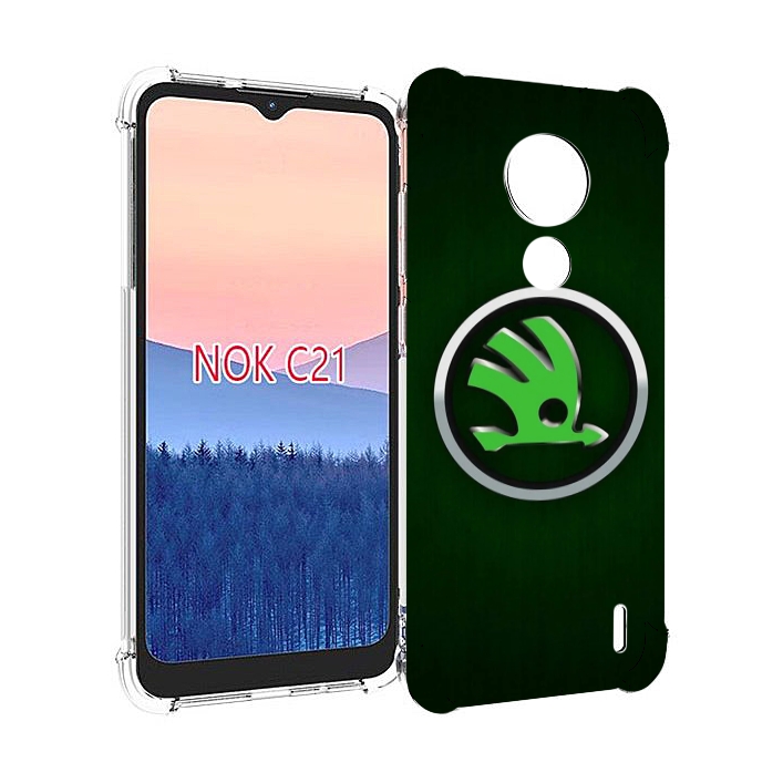 

Чехол MyPads skoda-3 мужской для Nokia C21, Прозрачный, Tocco