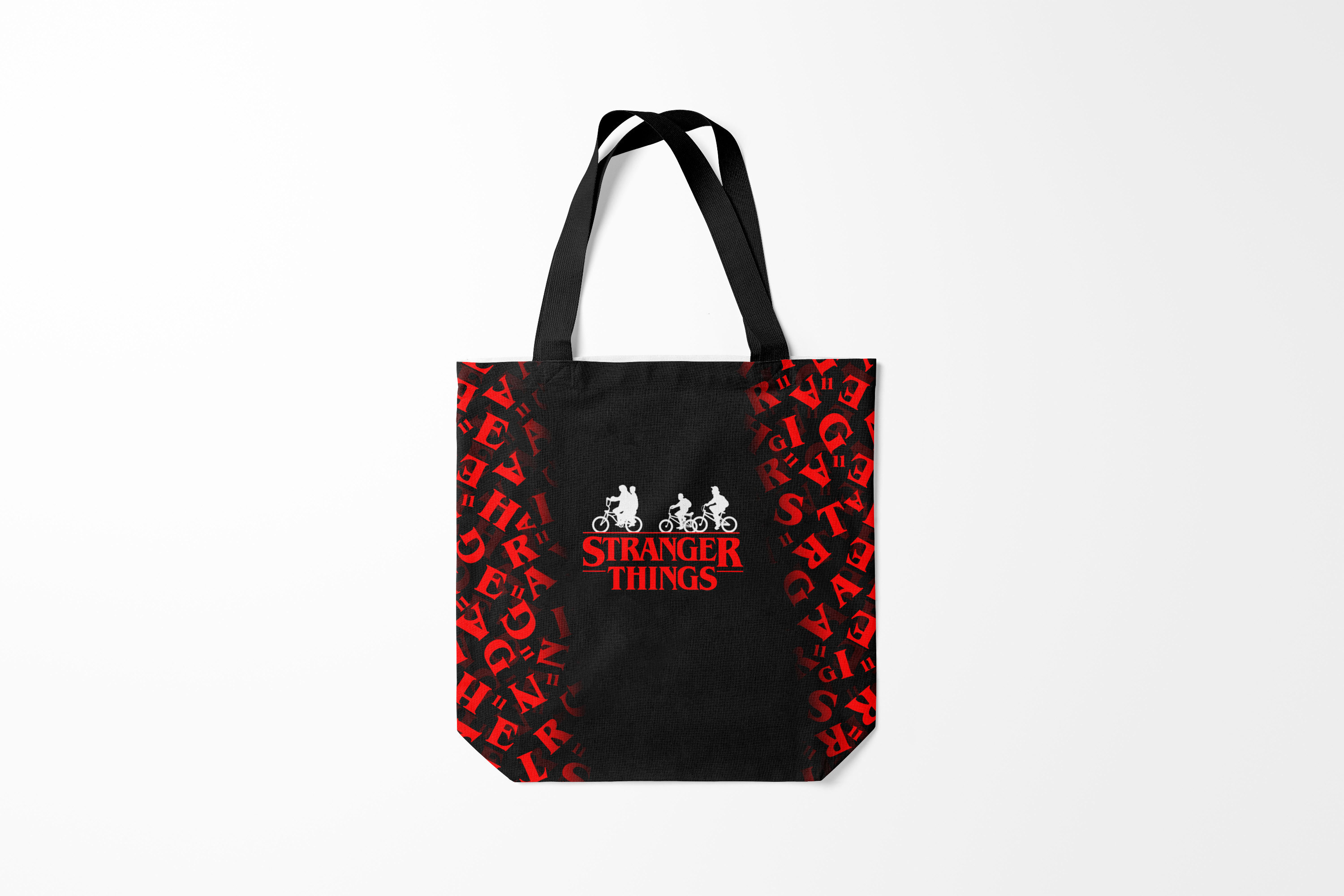 

Сумка шoппер унисекс Burnettie Очень странные дела STRANGER THINGS, красный, Очень странные дела STRANGER THINGS