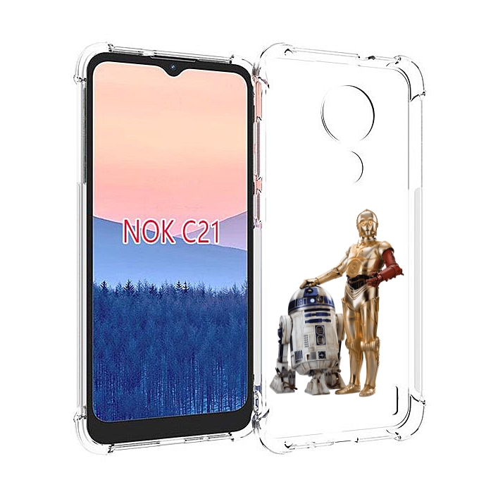 

Чехол MyPads starwars-звездные-воины для Nokia C21, Прозрачный, Tocco