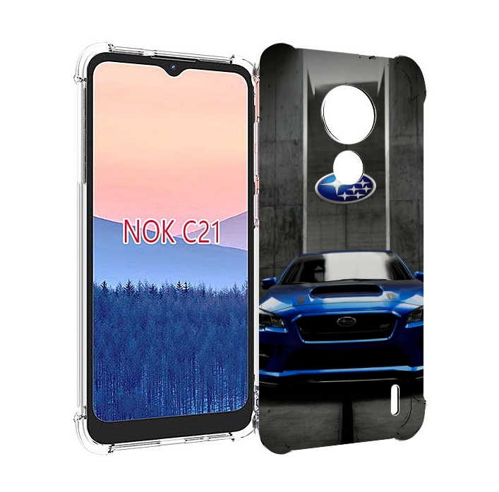 

Чехол MyPads subaru 1 мужской для Nokia C21, Прозрачный, Tocco