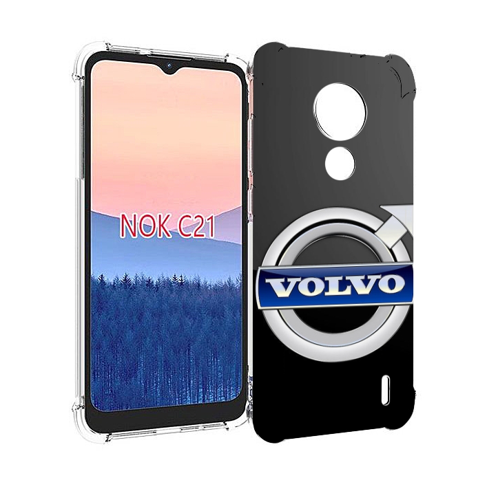 

Чехол MyPads volvo 2 мужской для Nokia C21, Прозрачный, Tocco