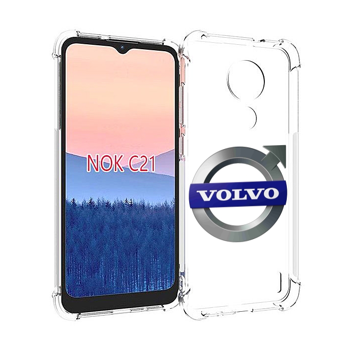 

Чехол MyPads volvo мужской для Nokia C21, Прозрачный, Tocco