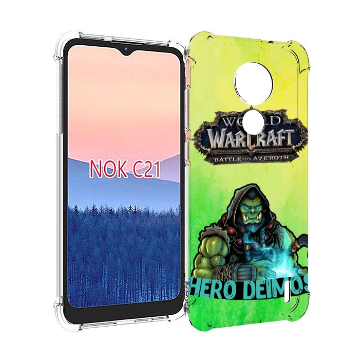 

Чехол MyPads world-of-warcraft мужской для Nokia C21, Прозрачный, Tocco