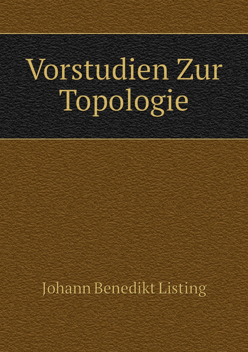 

Vorstudien Zur Topologie