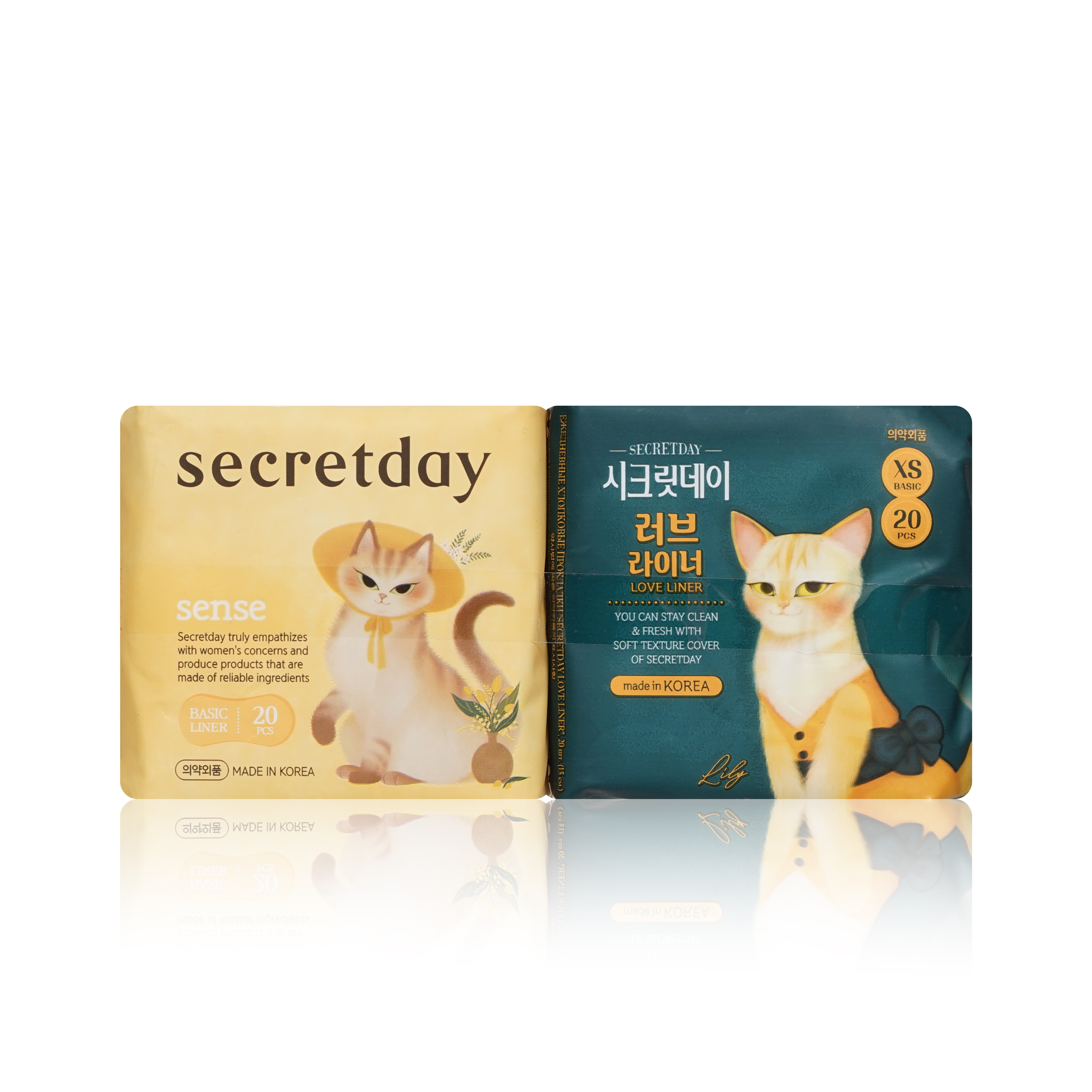 Ежедневные прокладки Secretday Love liner Sense 20 шт х 2 уп 259₽