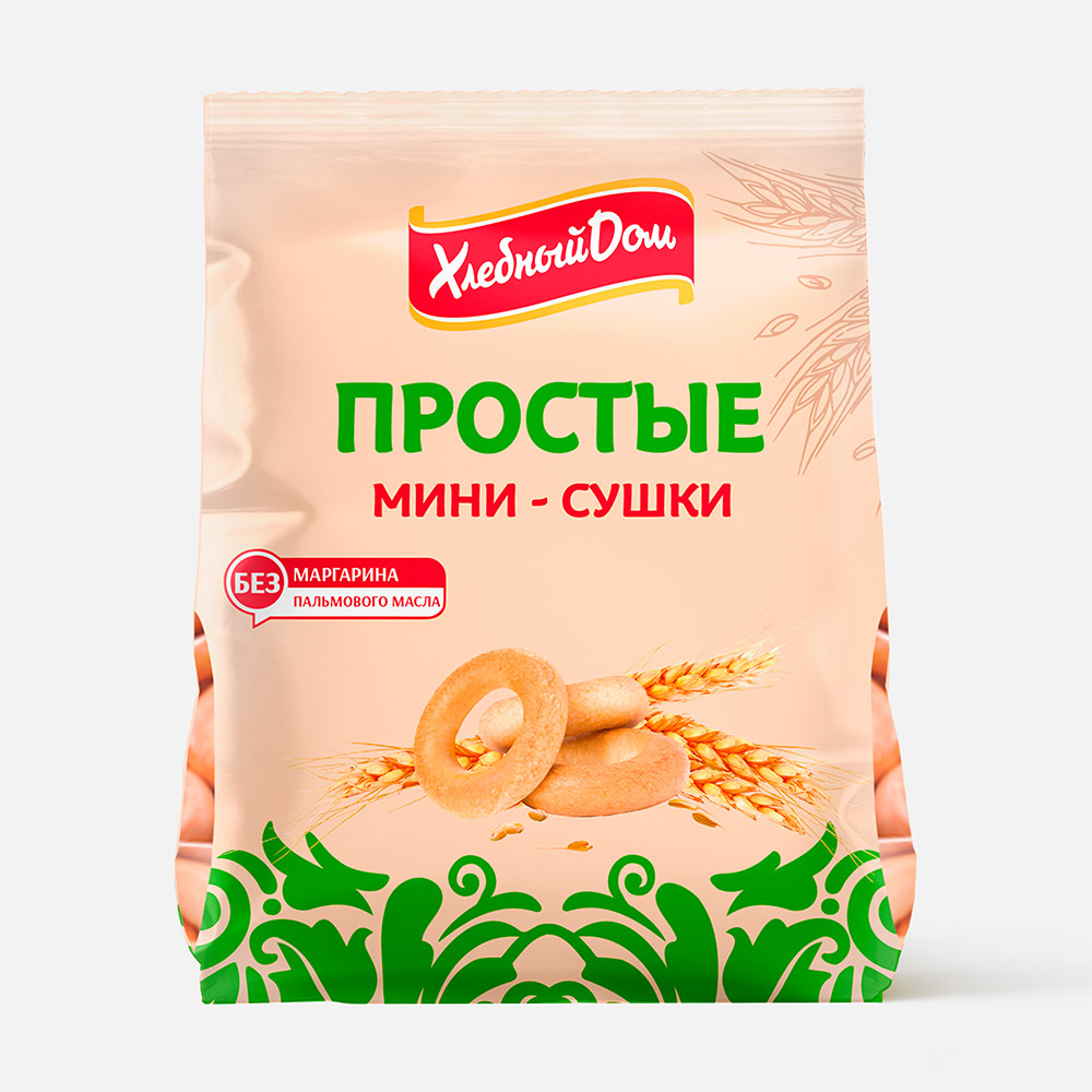 Мини-сушки Хлебный дом простые 180 г 54₽