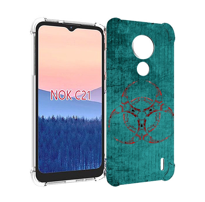 

Чехол MyPads Амбрелла для Nokia C21, Прозрачный, Tocco