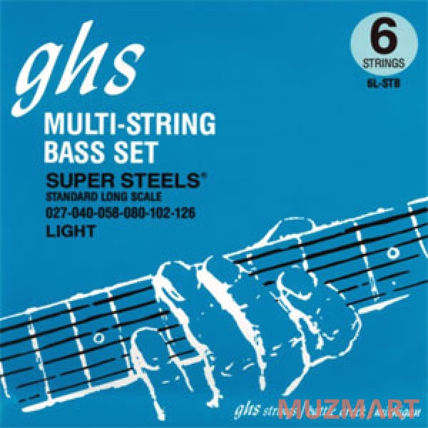 

GHS 6L-STB Струны для бас-гитары