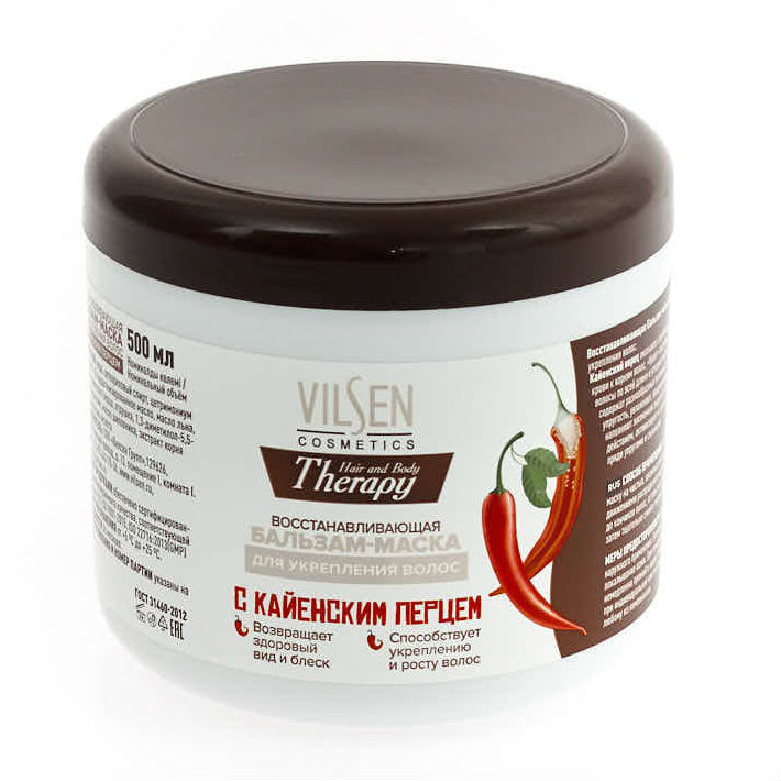 

Маска-бальзам для волос восстановление и укрепление Vilsen Hair and Body Therapy 50 мл