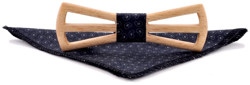 Галстук-бабочка мужской 2beMan GB559 коричневый