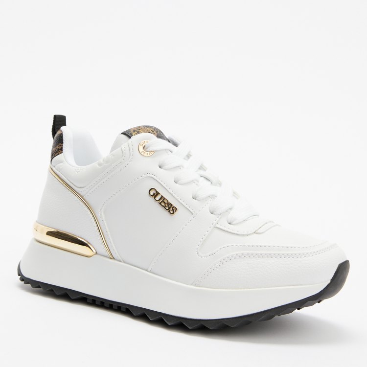 

Кроссовки женские Guess FL8DDYELE12 белые 37 EU, Белый, FL8DDYELE12