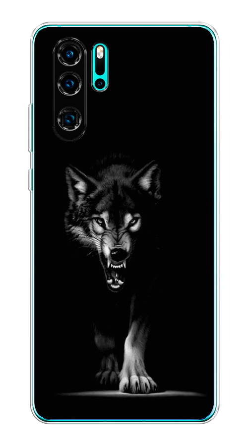 

Чехол Awog на Huawei P30 Pro "Волк выходит из ночи", Разноцветный, 67650-1