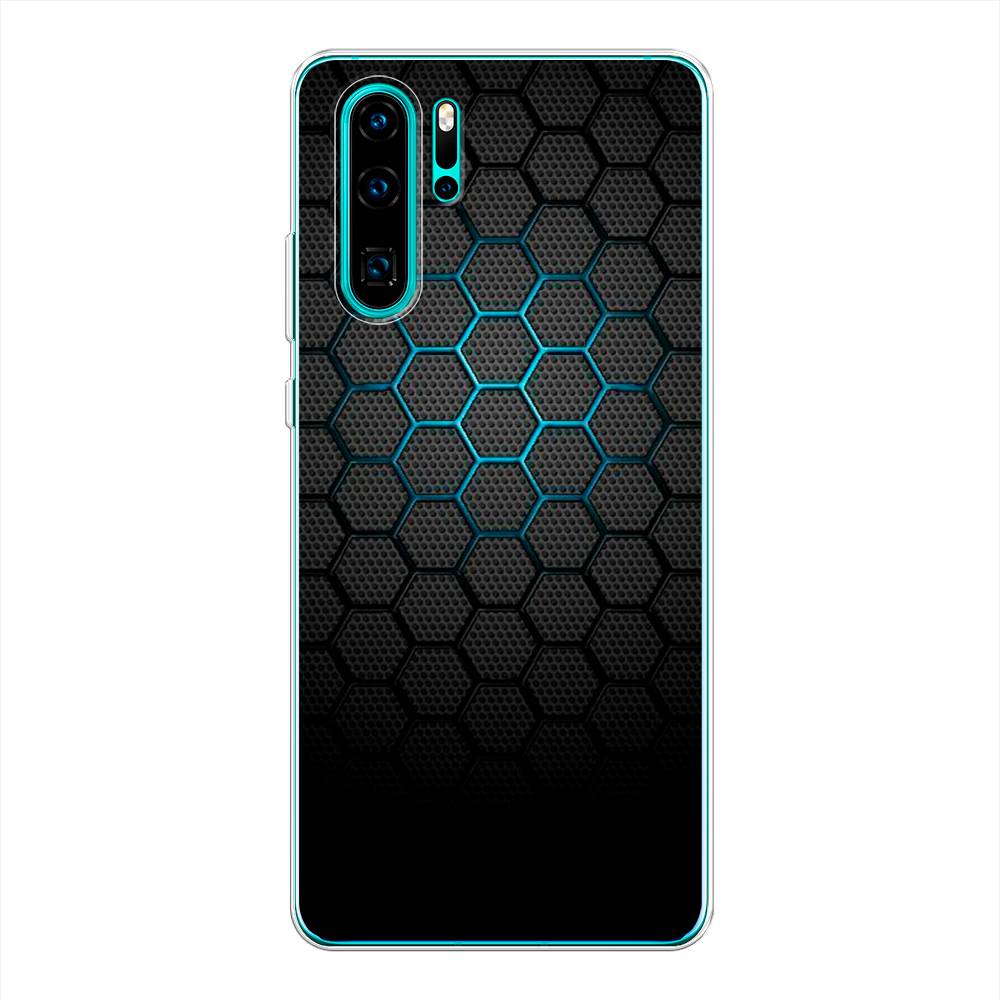 

Чехол Awog на Huawei P30 Pro "Бирюзовые соты", Разноцветный, 67650-3