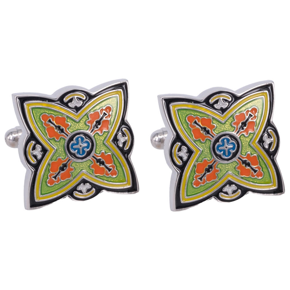 

Запонки мужские OTOKODESIGN 53101 зеленые, 53101