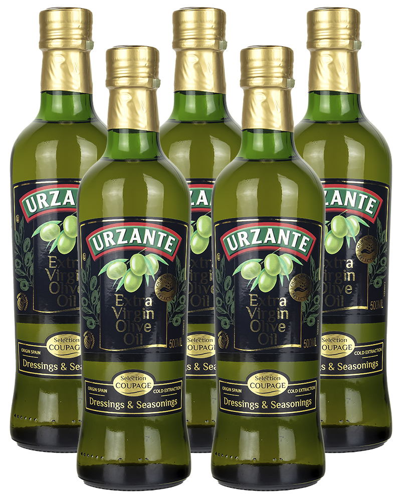 Масло оливковое Urzante Extra Virgin 05 л х 5 шт 5851₽