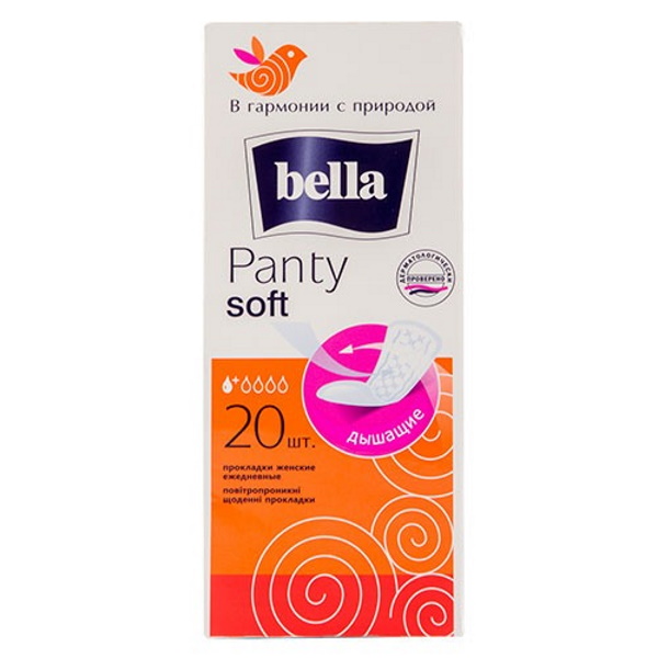 Прокладки женские ежедневные Bella Panty Soft 20 шт.