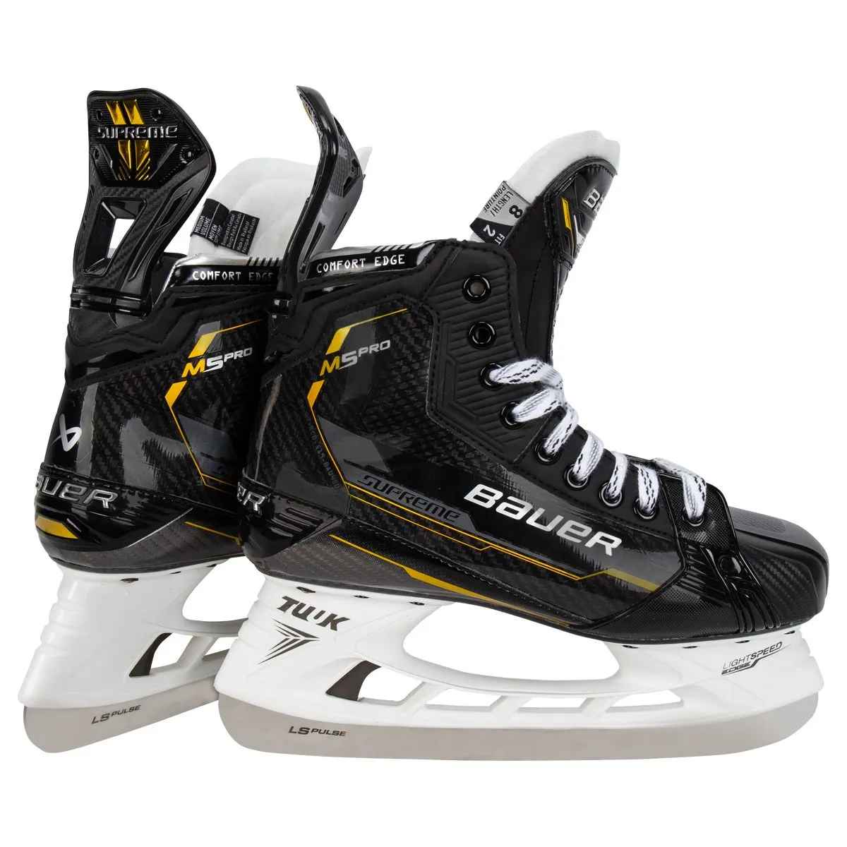 

Коньки хоккейные Bauer M5 PRO INT черный/желтый 37.5, Черный;белый;желтый, M5 PRO INT