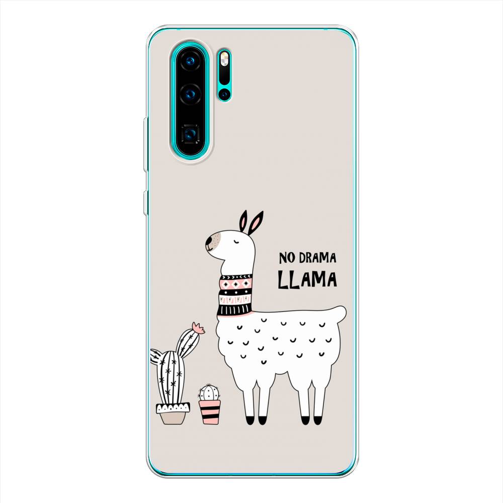 

Чехол Awog на Huawei P30 Pro "No drama LLama", Разноцветный, 67650-2