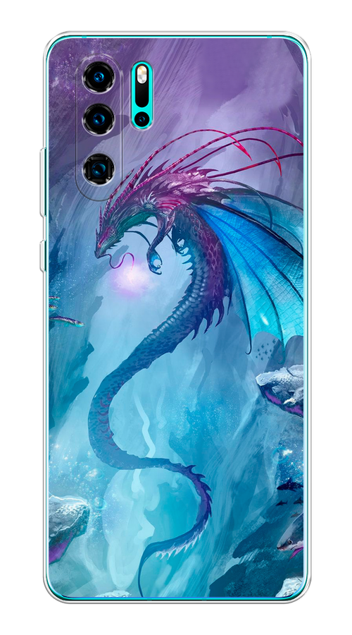 

Чехол Awog на Huawei P30 Pro "Водный дракон", Разноцветный, 67650-2