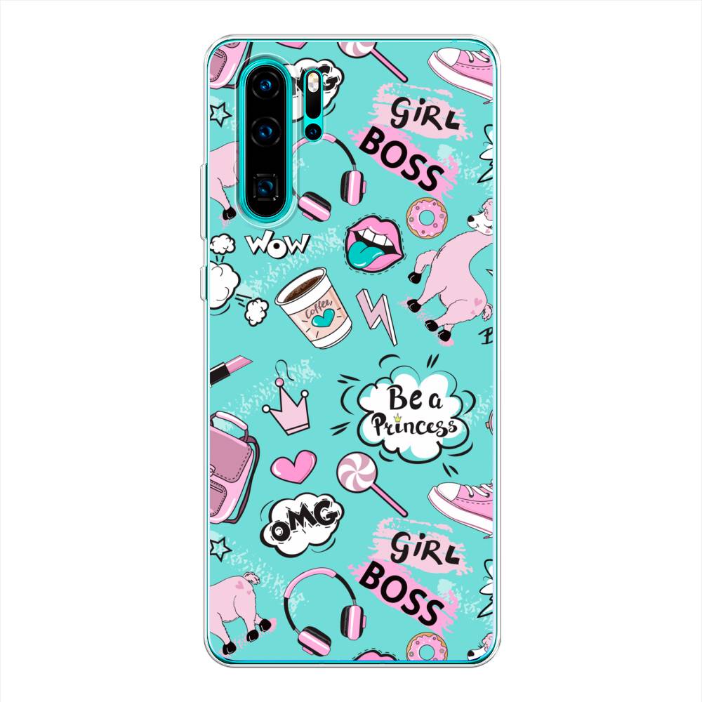 

Чехол Awog на Huawei P30 Pro "Стильная лама", Разноцветный, 67650-1