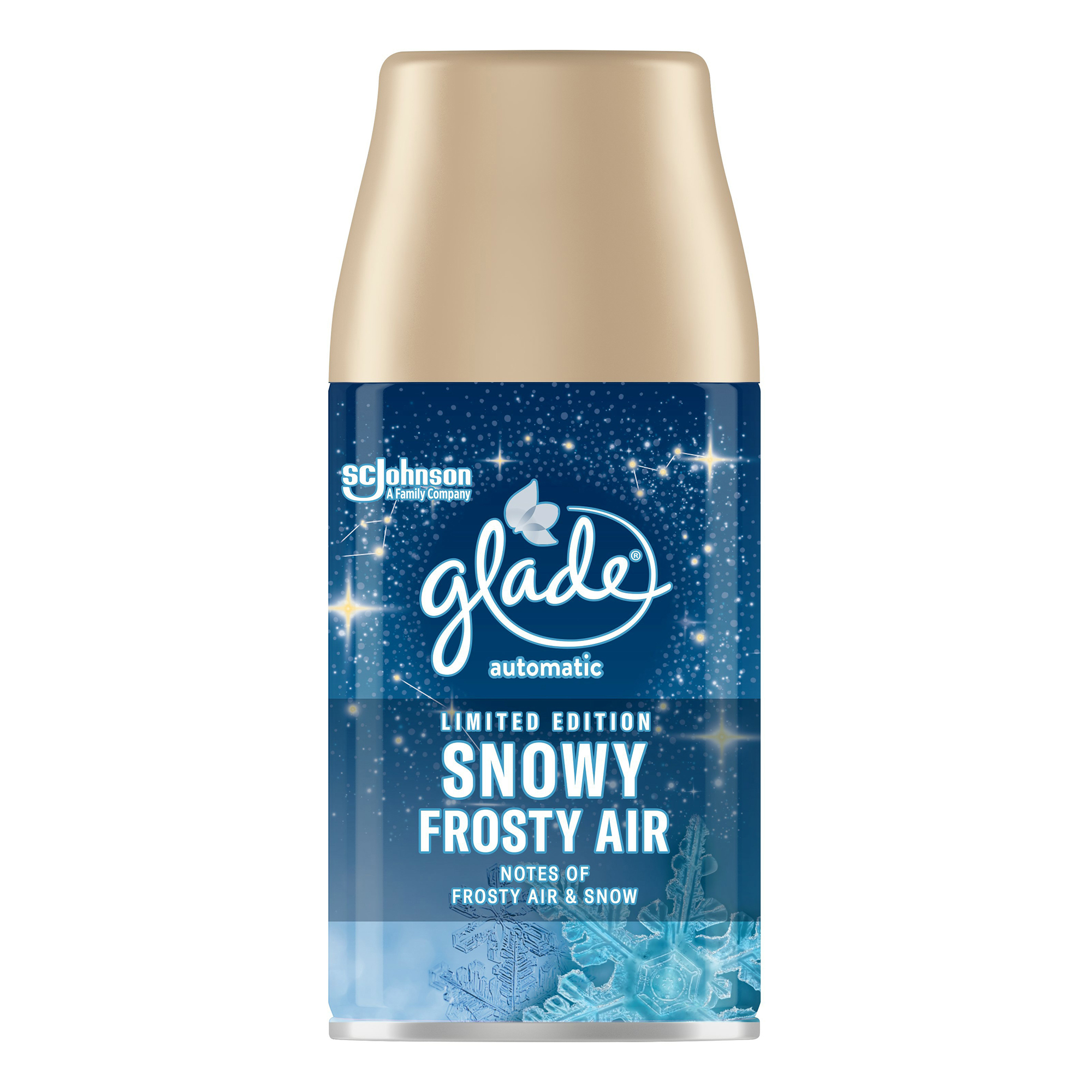 

Сменный баллон для освежителя воздуха Glade Automatic Snowy Frosty Air 269 мл