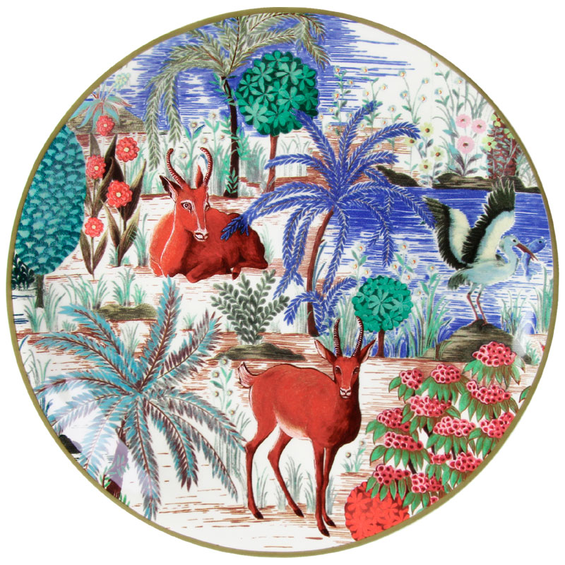 

Тарелка для канапе Gien Le Jardin Du Palais Антилопа