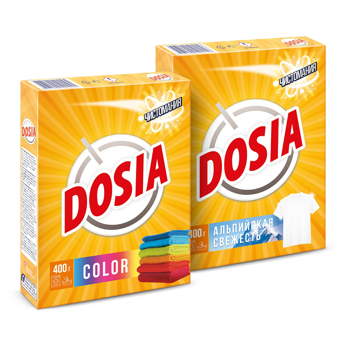 фото Стиральный порошок dosia color для цветного белья 400 г