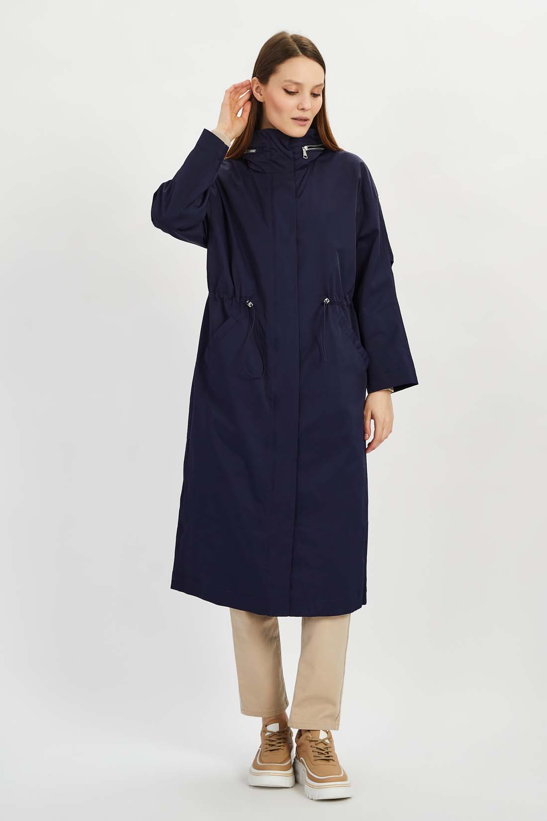 

Плащ женский Baon B0822001 синий 2XL, B0822001