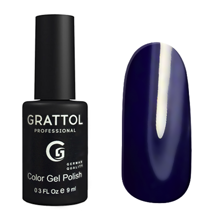 Гель-лак №95 Color Gel Polish Dark Ultramarine 9 мл, Grattol