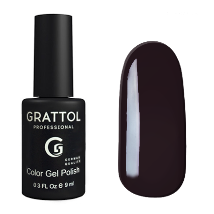 Гель-лак №99 Color Gel Polish Dark Plum 9 мл, Grattol