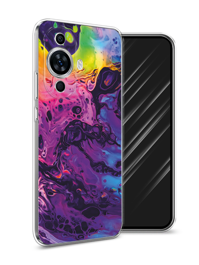 

Чехол Awog на Huawei Nova 11/Nova 12S "ACID fluid", Бордовый, 6124250-1