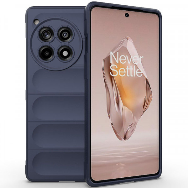 

Противоударный чехол Flex Silicone для OnePlus 12R / Ace 3, синий, Flex Silicone