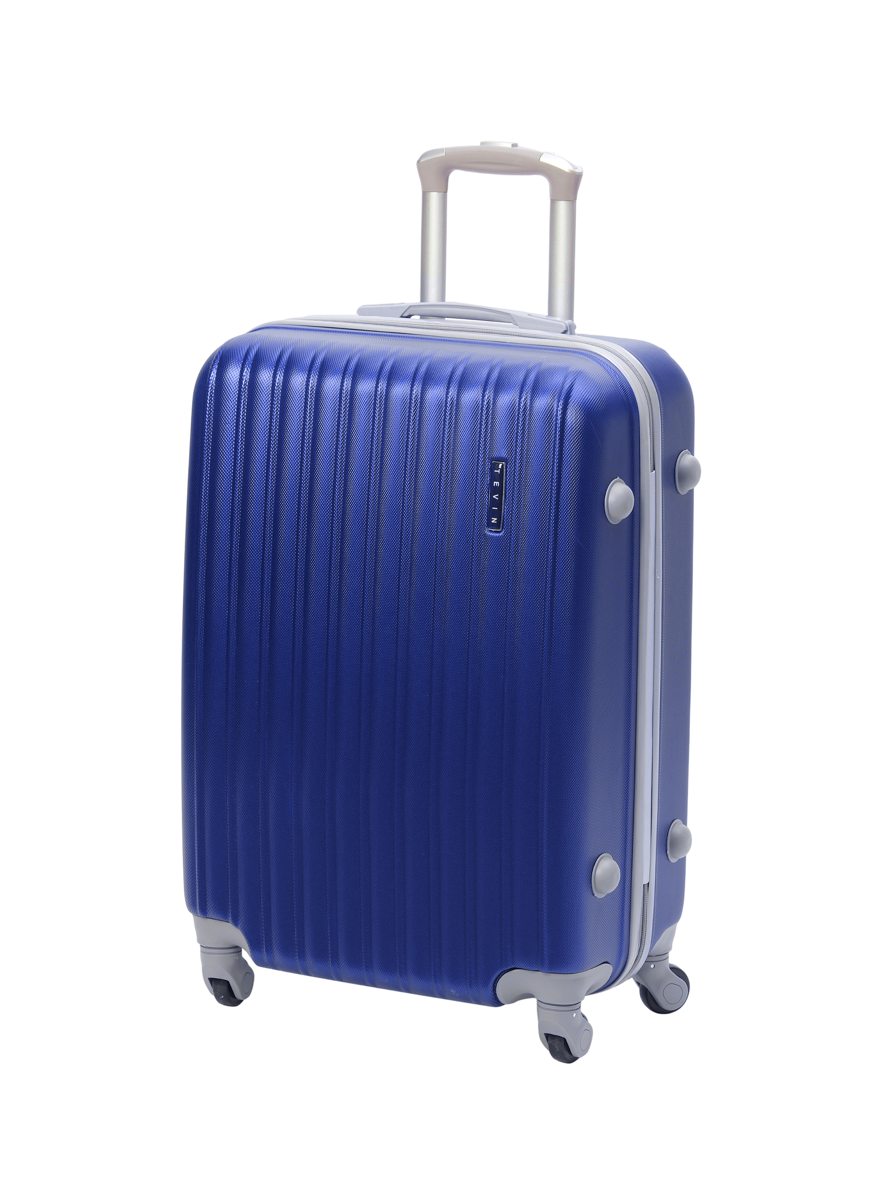 Чемодан TEVIN 0003 синий р. L