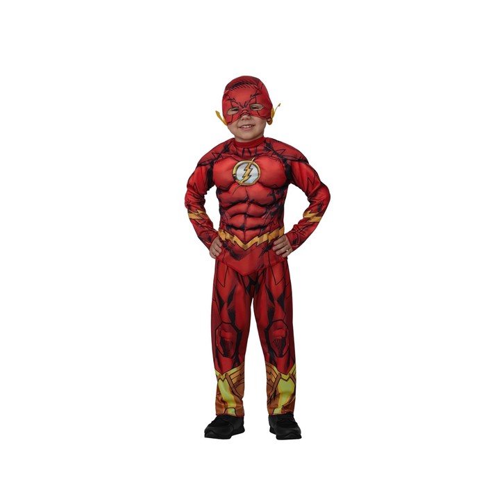 Карнавальный костюм Флэш с мускулами Warner Brothers р.116-60 карнавальный костюм флэш с мускулами warner brothers р 122 64