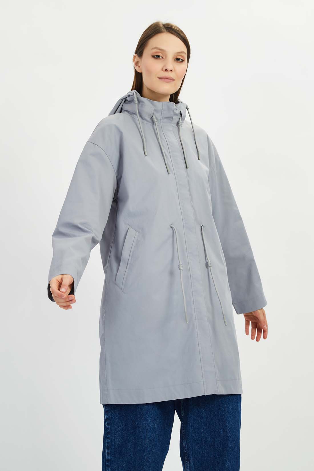 

Плащ женский Baon B0822008 голубой M, B0822008