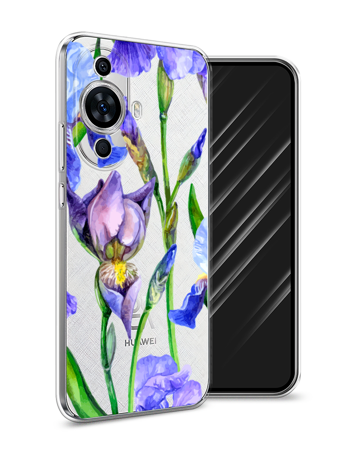 

Чехол Awog на Huawei Nova 11/Nova 12S "Синие ирисы", Фиолетовый;голубой;зеленый, 6124250-1