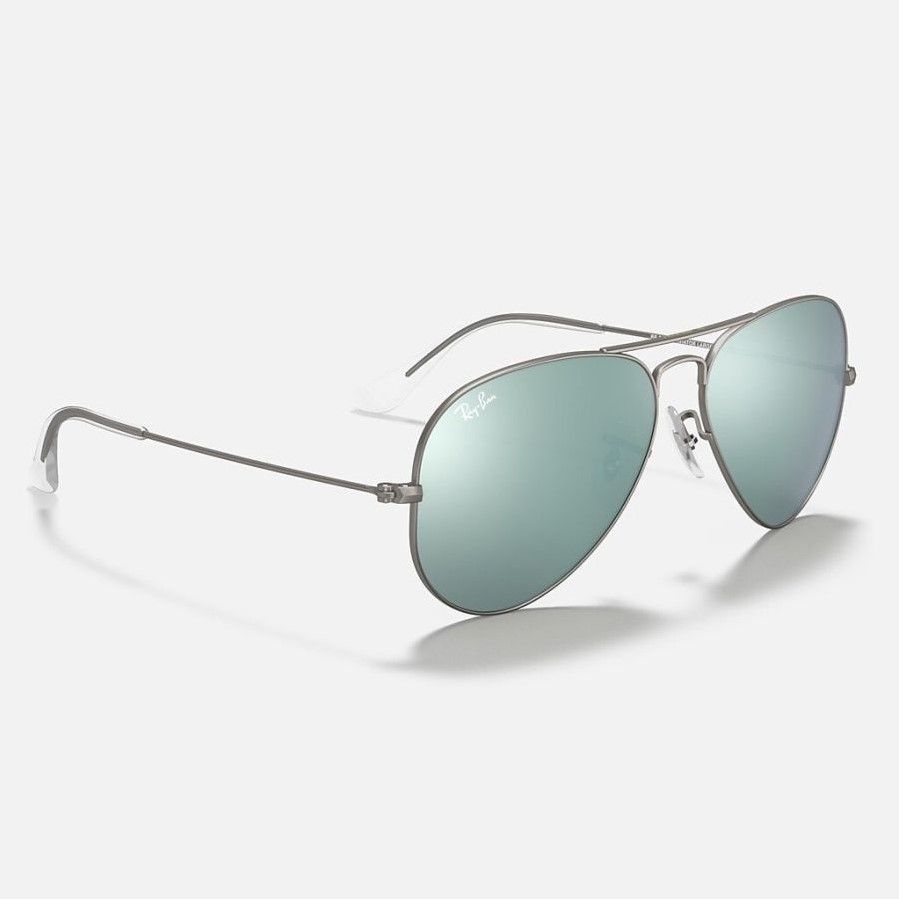 Солнцезащитные очки унисекс Ray-Ban RB3025-2 серебристые