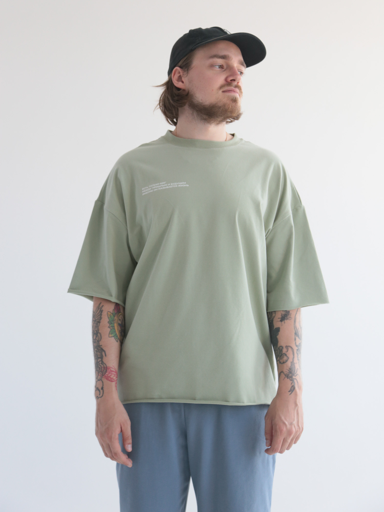 

Футболка мужская Родина TEE_M-PRM_ONLY_MOMENT-013 зеленая L, TEE_M-PRM_ONLY_MOMENT-013