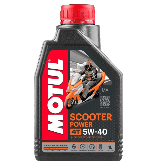 фото Motul моторное масло scooter power 4t ma 5w40 1л